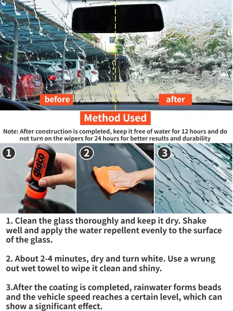 Eliminador de película de aceite para parabrisas de coche Soft99 de 100 ml, repelente de lluvia, revestimiento antilluvia para vidrios de Japón, tratamiento antilluvia