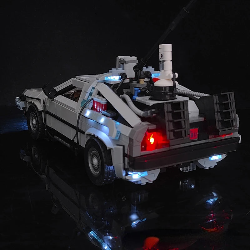 Not Included Building Blocks LED Light Kit For Back to the Future Time Machine 10300 DIY Toys Gift Only Lighting Set