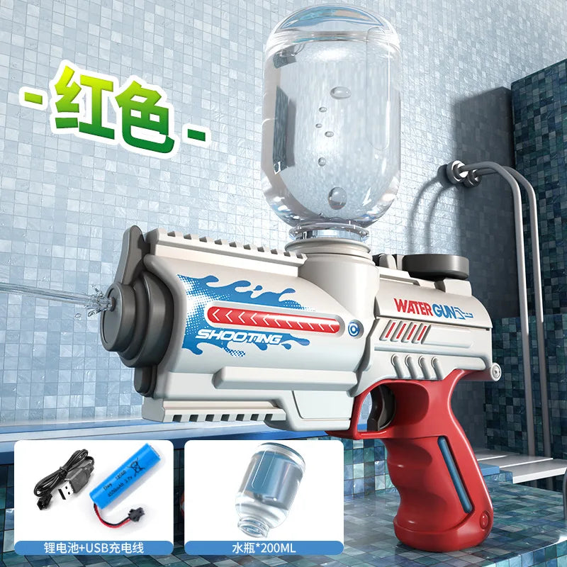 Summer hot selling wholesale prices for children's water gun toys, space science fiction designs, electric water guns, water bat