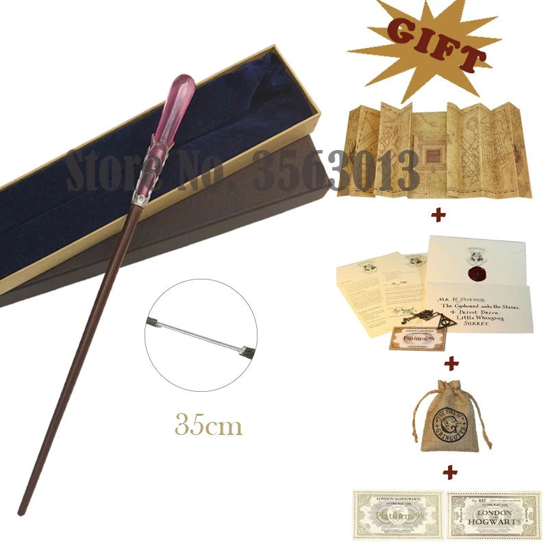 27 Kinds Wands with Map Letter 2 Tickets Necklace Cloth Bag and orginal Box