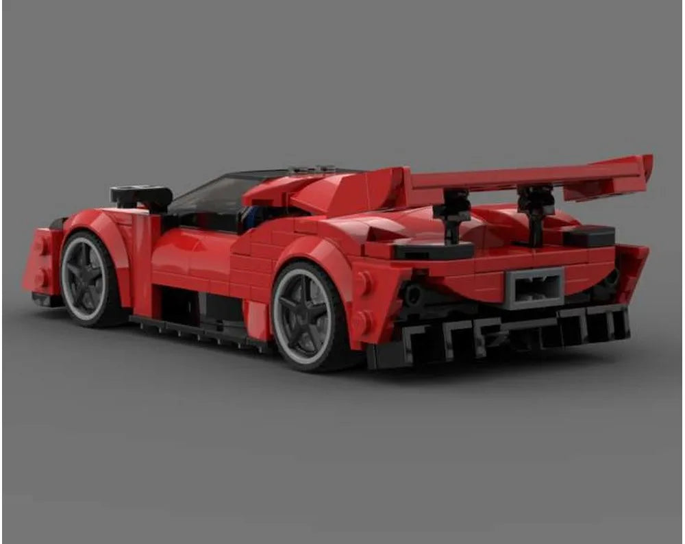 2024 F80 City Car Speed Champion Classic Classic Car Building Blocks Brick Racing Model Children's Toy Gift