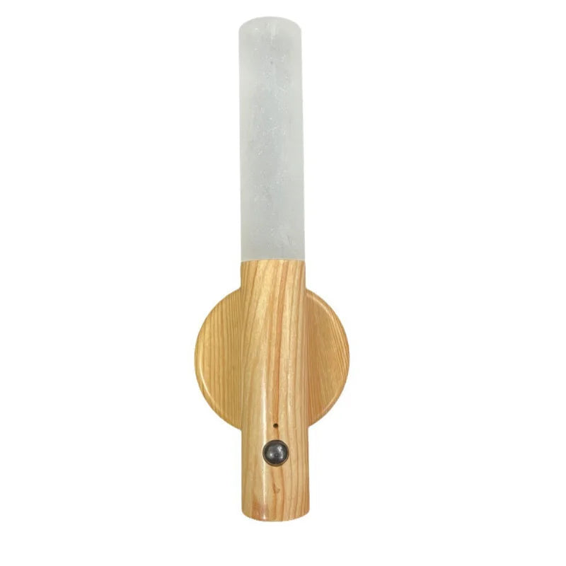 Warm Intelligent Induction Wall Lamp Wireless Wooden Stick Night Light Corridor Cabinet Wardrobe Light Decorative Home Light New