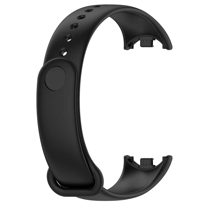 Silicone Strap For Xiaomi Smart Band 8 NFC Solid Bracelet Replacement Wristband Mi band 8 Waterproof Sport Watchband Accessories