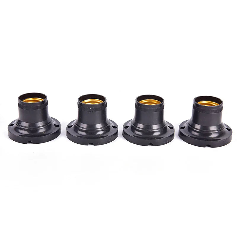 10 piezas E27 Base de luz Soporte de portalámparas Adaptador de bombilla LED Soporte convertidor de montaje