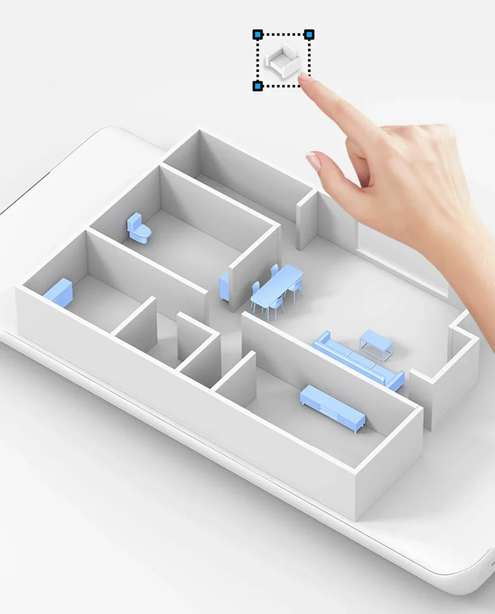 Aspiradoras robot XIAOMI MIJIA Omni 1S B116 Mop Base inteligente Máquina de eliminación de suciedad Recolección de polvo Autolimpieza Base vacía