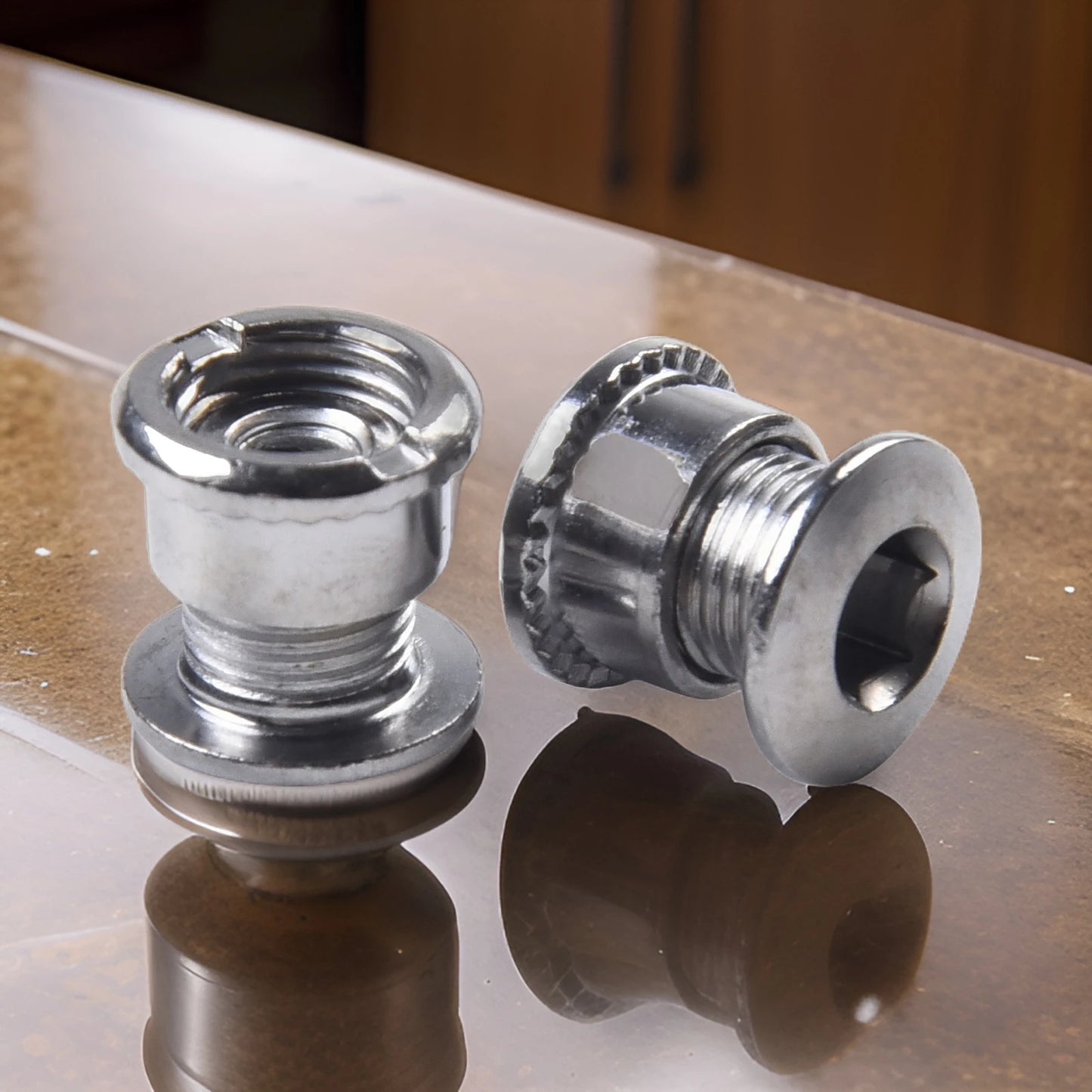 10 piezas de pernos para bielas de bicicleta, pernos simples, dobles y triples, tornillos de acero para platos y platos, tornillos para platos y tuercas, accesorios para bicicletas