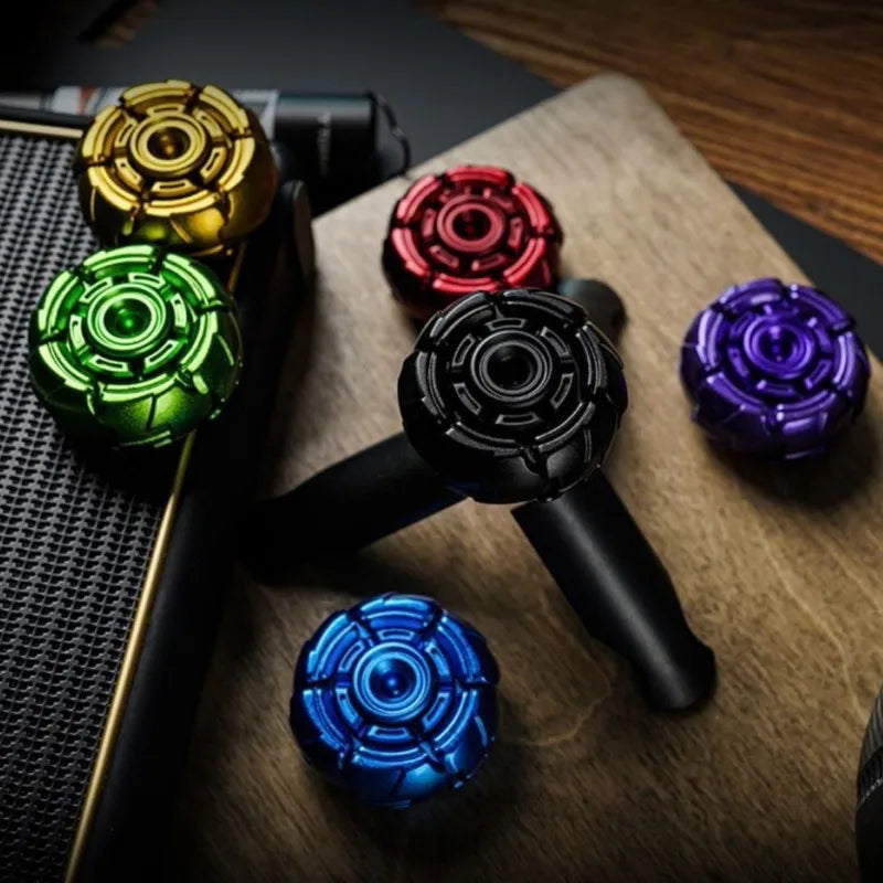 Black Young Version Stress Relief Slaps Open Gyro EDC Metal Toys Gift Gobigger Pillbug Spinner Fidget Toy