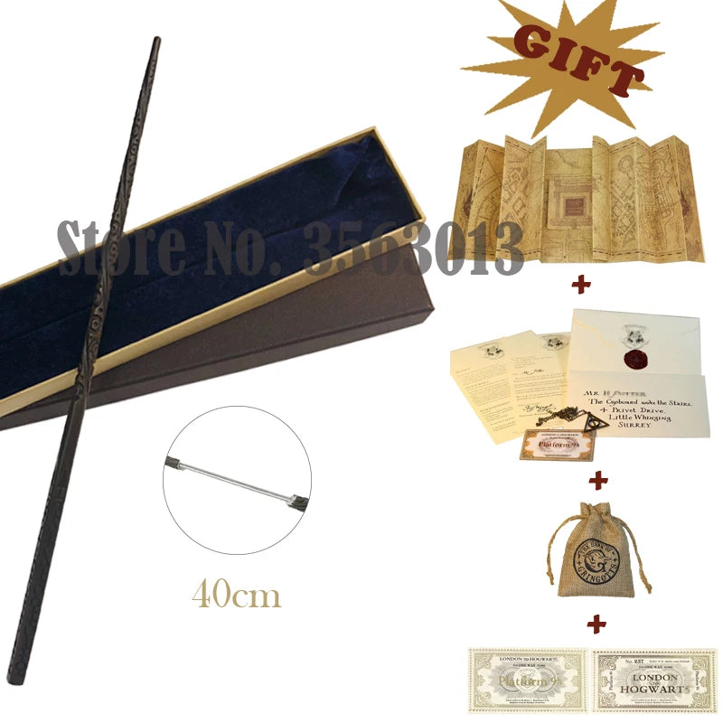 27 Kinds Wands with Map Letter 2 Tickets Necklace Cloth Bag and orginal Box