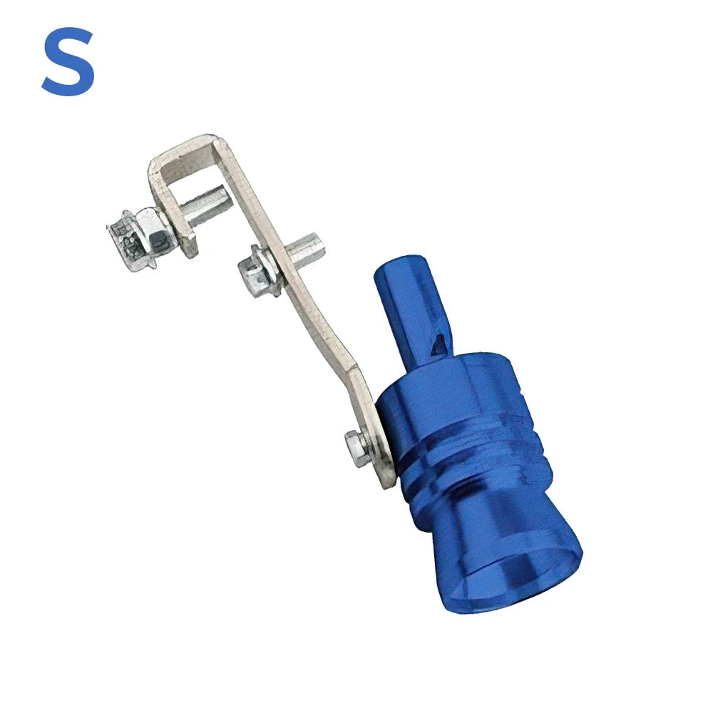 1 pieza de silbato de turbina modificado para automóvil, silbato de tubo de escape, silbato de imitación para motocicleta, silbato amplificador de sonido de escape de turbina
