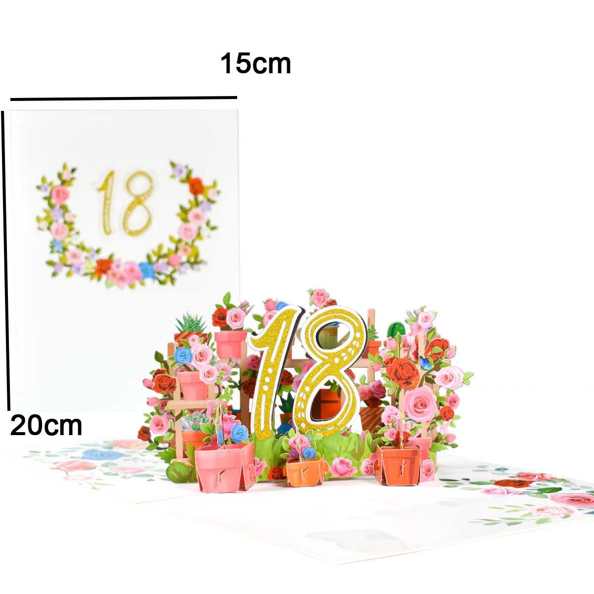 Carte d'anniversaire pop-up 1er 10 28 21 30 Numéro Figure Cartes de vœux 3D pour mariage d'anniversaire