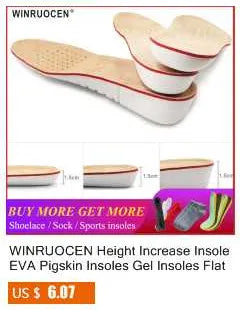 3-9cm Height Increase Insoles for Men Women Elevator Shoes Cushion Unisex Sneakers Heel Lifting Insert Heighten Insoles