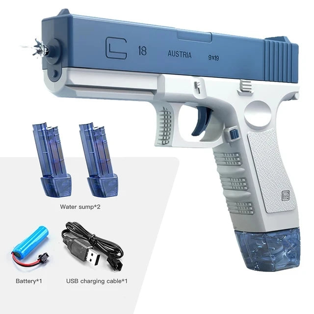 Summer hot selling wholesale prices for children's water gun toys, space science fiction designs, electric water guns, water bat