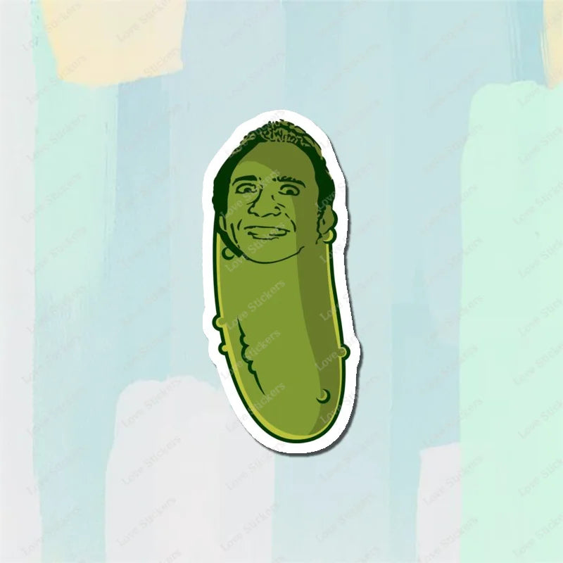 Picolas Cage 5PCS Stickers for Living Room Bumper Anime Cute Kid Car Art Print Window Home Decor