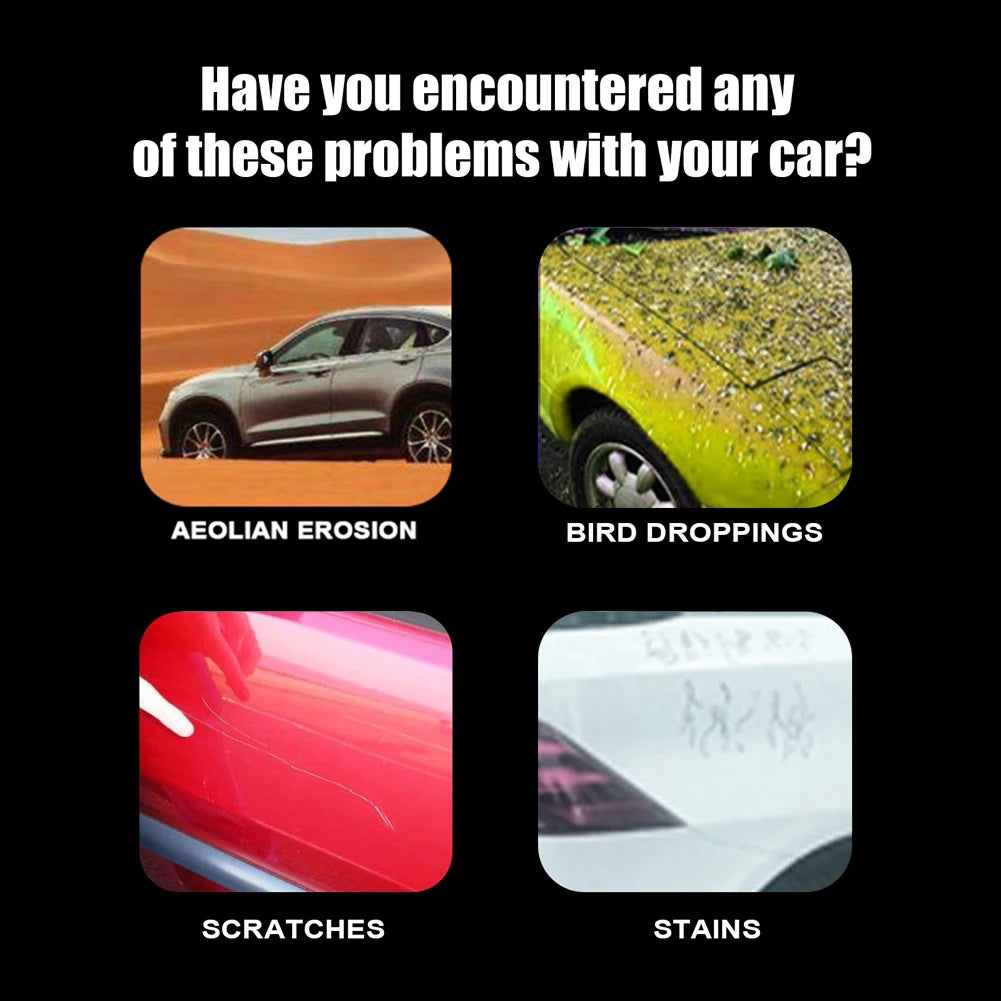 3 In 1 Car Ceramic Nano Coating Liquid Nano Crystal Hydrophobic Layer Polishing Paint Agent Car Polish Nanos Coatings 30/100ML