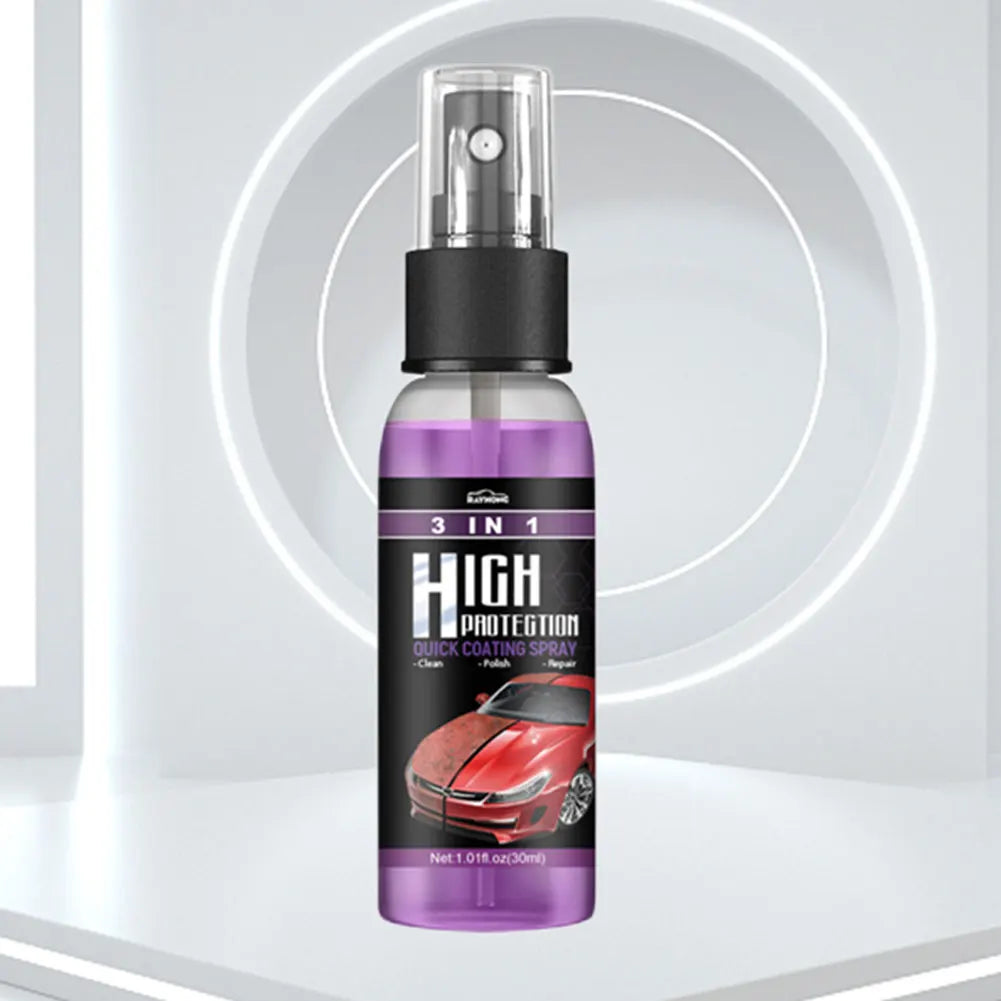 3 In 1 Car Ceramic Nano Coating Liquid Nano Crystal Hydrophobic Layer Polishing Paint Agent Car Polish Nanos Coatings 30/100ML