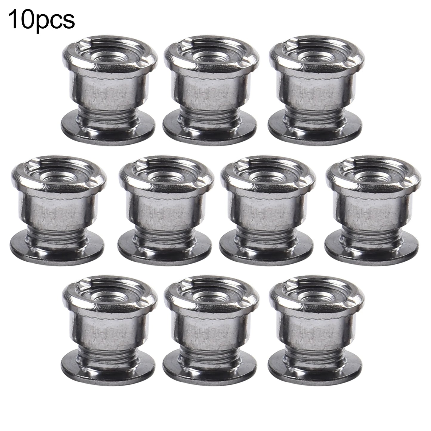 10 piezas de pernos para bielas de bicicleta, pernos simples, dobles y triples, tornillos de acero para platos y platos, tornillos para platos y tuercas, accesorios para bicicletas