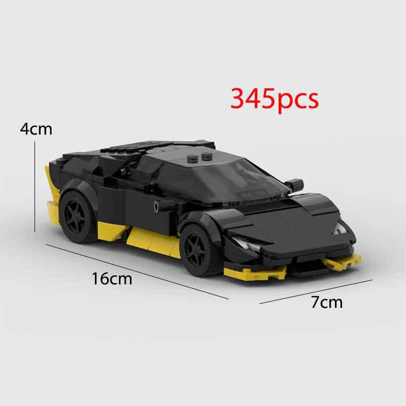 2022 Hot MOC Speed City Car Champion Racer Classic Supercar Building Blocks Brick Racing Super Technique Creative Garage DIY Set