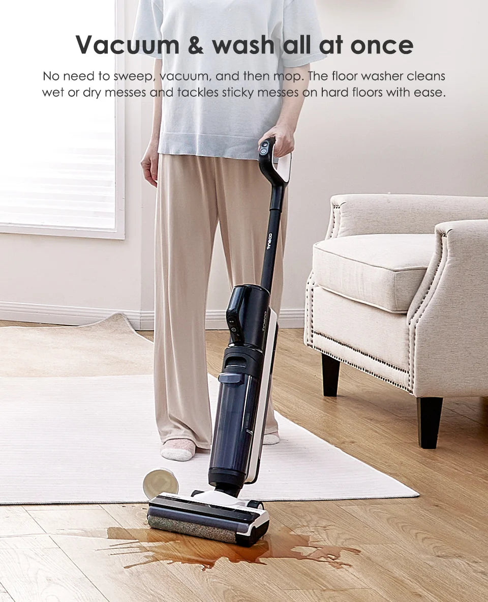 Tineco Floor One S5 Combo Wet Dry Vacuum Cleaner Cordless Smart Floor Washer Upright Home Electric Mop Wireless Self-Cleaning