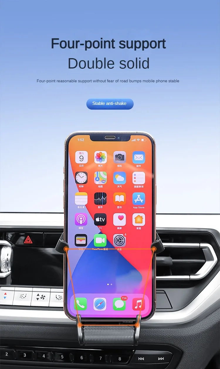 Racing Seat Shape Car Phone Bracket GPS Bracket Car Air Vent Universal Smartphone Bracket Trendfront
