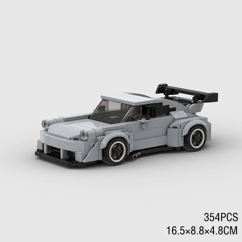 Racing Car City Speed Champions Sports Model Building Blocks DIY Bricks MOC Toy Classic Rally Super Racers Vehicle f1 technique