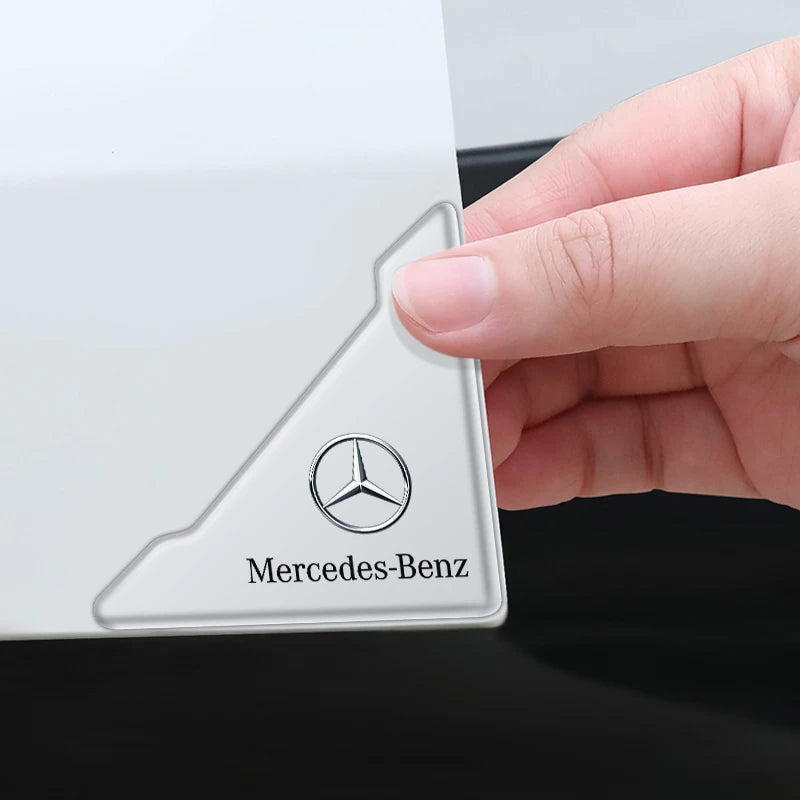 2Pcs Car Door Corner Cover Anti-Scratch Protection Sticker For Mercedes benz A C E class AMG W204 W205 W176 W211 W213 GLA GLC
