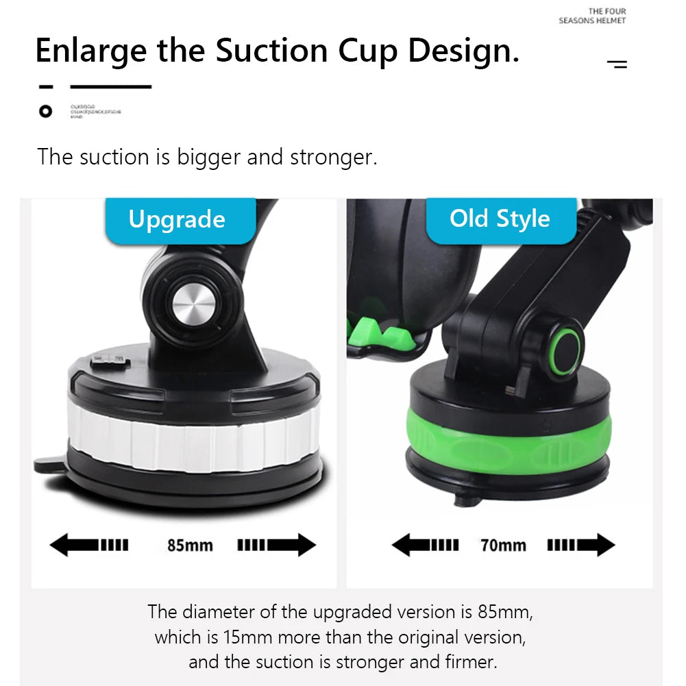 Strong Suction Cup Car Phone Holder Center Console Smartphone Sucker Mount Rack