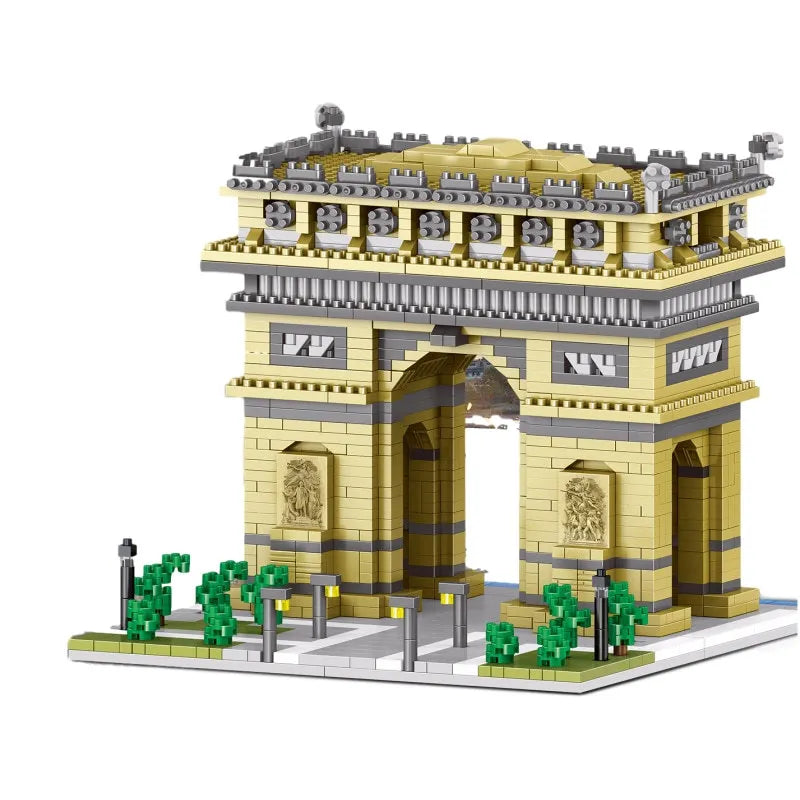 3585pcs World Architecture Model Building Blocks Paris Eiffel Tower Diamond Micro Construction Bricks DIY Toys for Children Gift