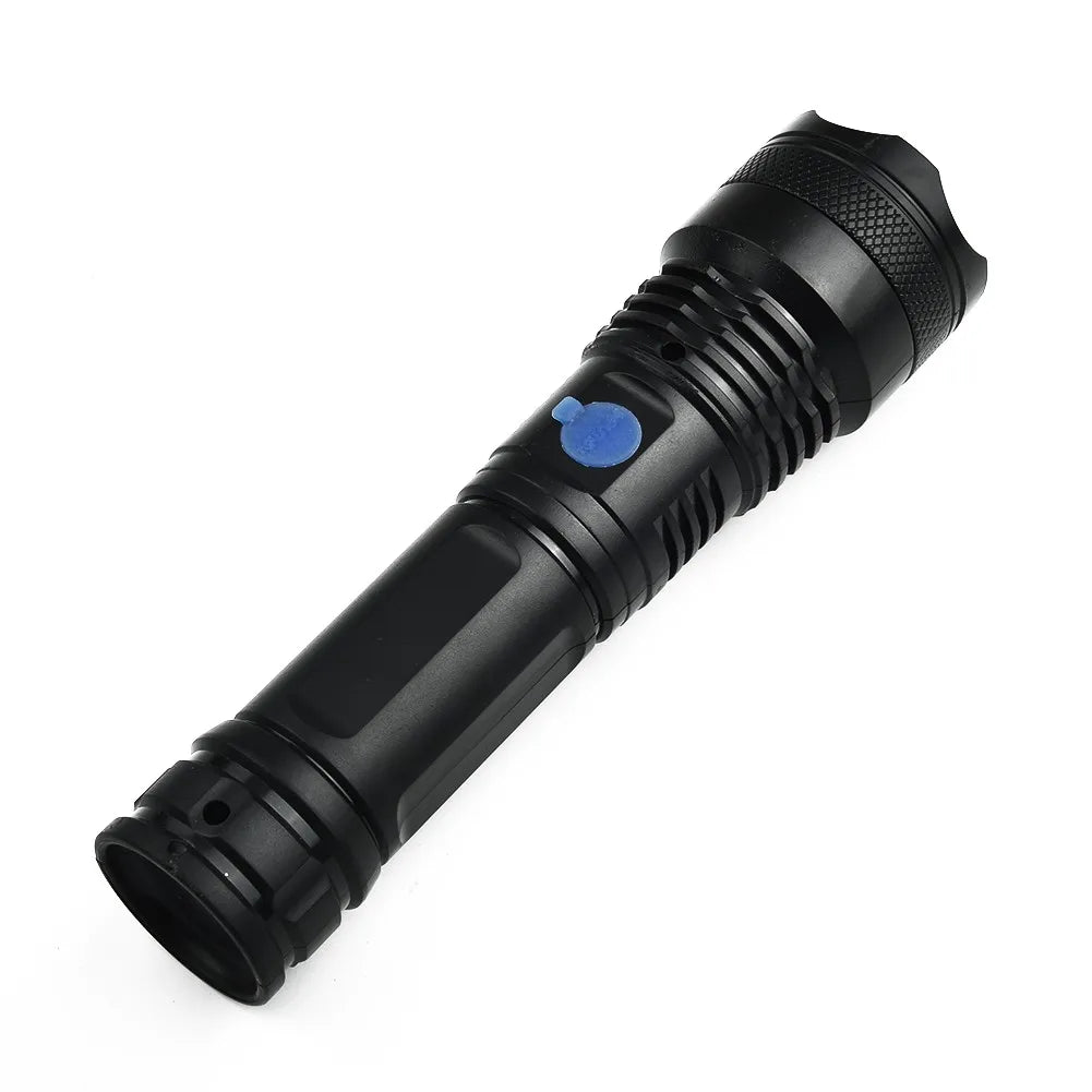 Super Bright LED Scuba Diving Flashlight P50 Underwater Waterproof UCB Rechargeable-Tactical Torch Lamp Spearfishing Lantern
