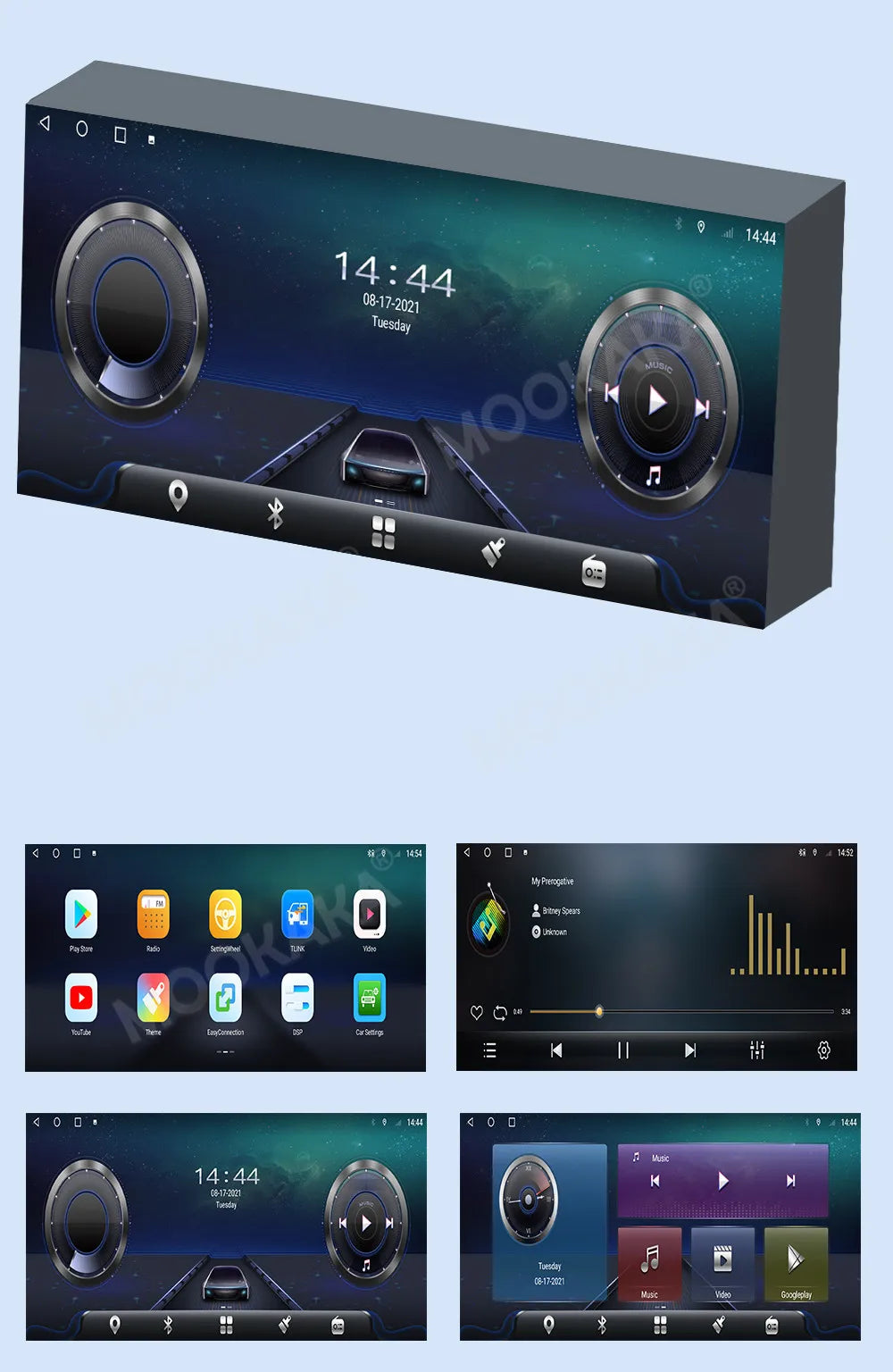 Android For Lexus GX400 GX460 2010-2020 Car Radio 8+256GB Multimedia Player Recorder 12.3" Touch Screen Head Unit Carplay Navi
