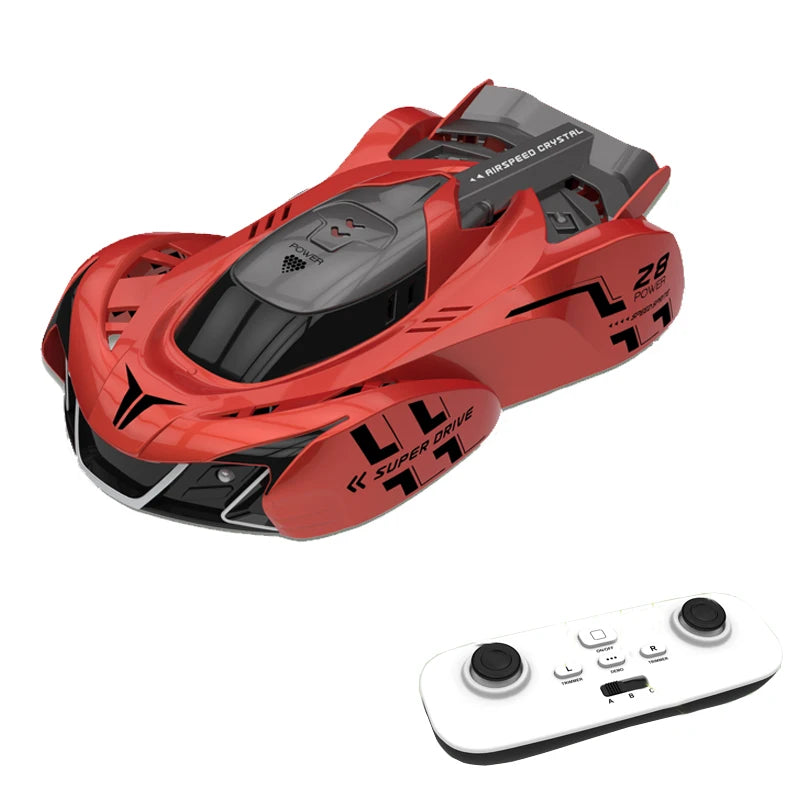 RC Car Stunt Infrared Laser Tracking Wall Ceiling Climbing Vehicle Toys For Children Remote Control Cars Follow Light Gifts boys
