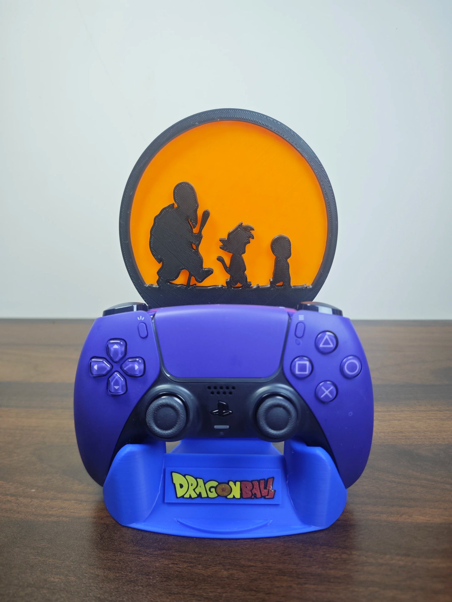 Anime Dragon Ball Z Figure Goku Ps5 Game Controller Stand Creative Headphones Bracket Desktop Ornaments Toy Gifts Handle Bracket