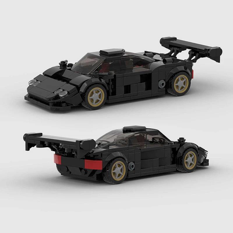 Supercar F1 City Speed Champions Racing Car RX-7 Model Building Blocks MOC Supercar Racers Vehicle Technique Bricks Kids Toys