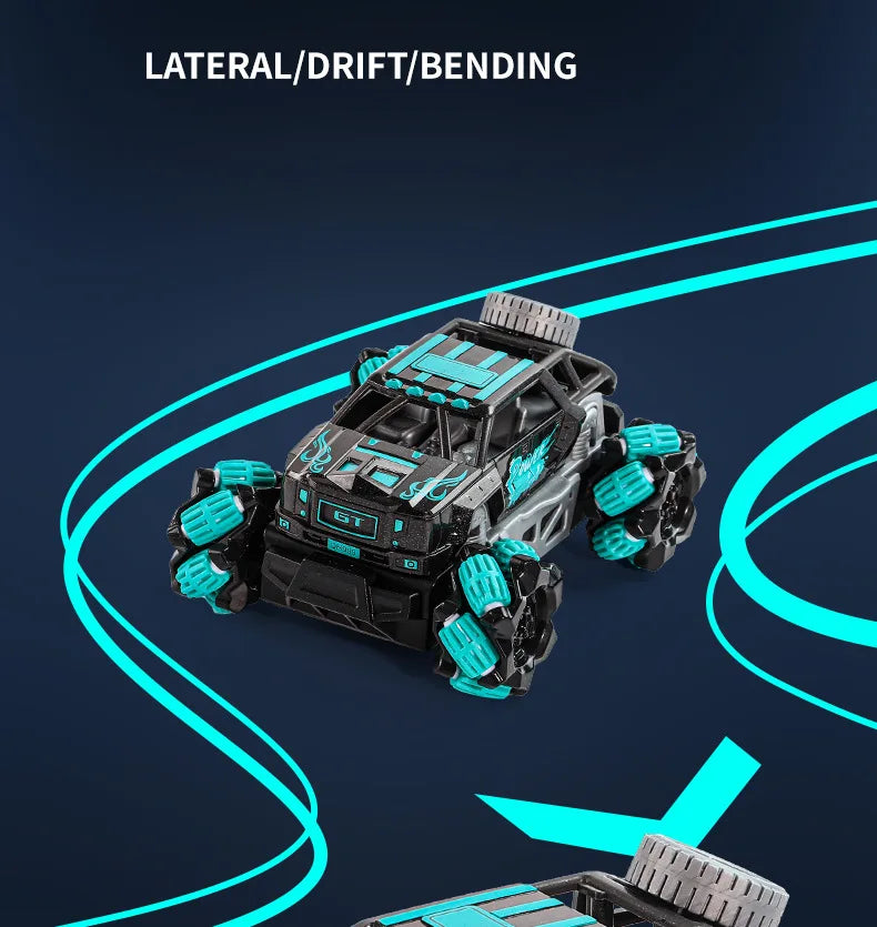 RC Car Mini Stunt Drift Car Gesture Sensing with Led Lights 2.4G Radio Remote Control Electric Toy Power Wheels Off Road Racing