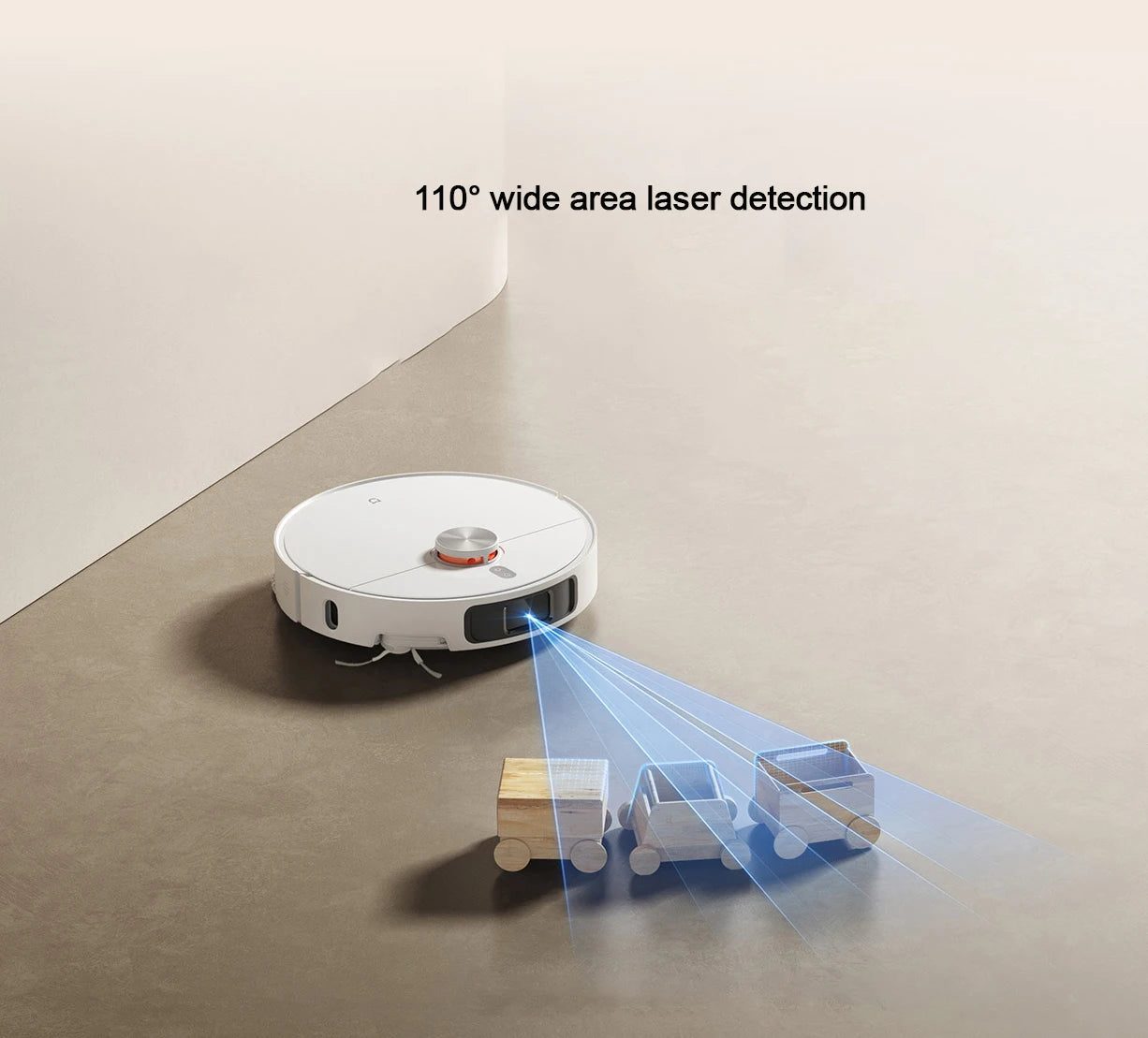 Aspiradora robot XIAOMI MIJIA M40, evitación de obstáculos de alta precisión, succión de 12 kPa, elevación de trapeador inteligente, navegación láser LDS