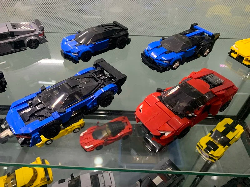 2022 Hot MOC Speed City Car Champion Racer Classic Supercar Building Blocks Brick Racing Super Technique Creative Garage DIY Set