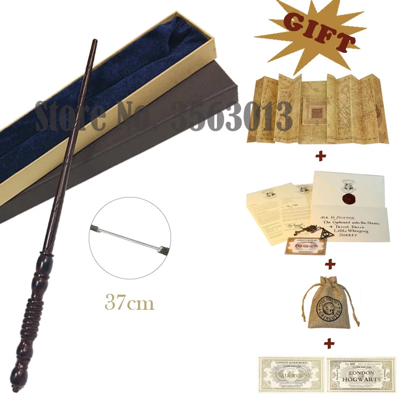 27 Kinds Wands with Map Letter 2 Tickets Necklace Cloth Bag and orginal Box