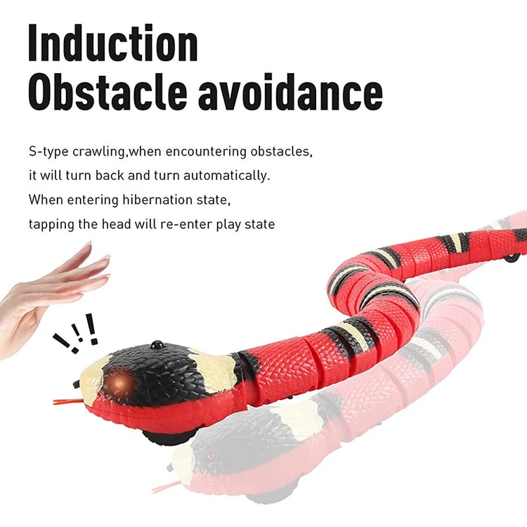 2023 Eletronic Smart Sensing Snake Automatic Cat Toys For Cats Dogs Pet Kitten Toys Pet Accessories