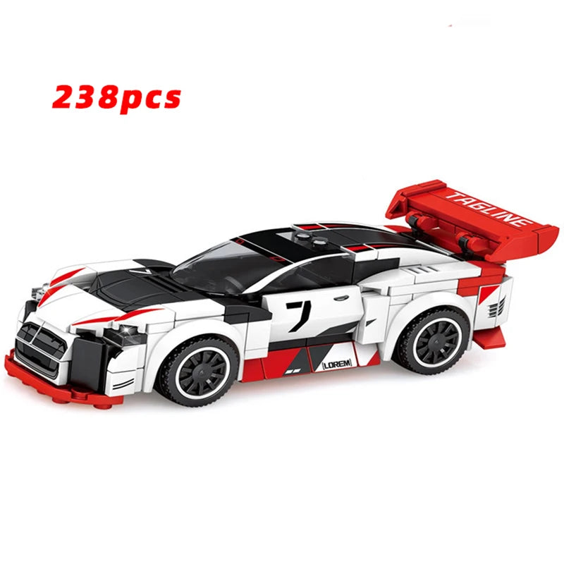 67 models City Racing Car Speed Champions Sports Building Blocks Bricks Classic Rally Super Racers F1 Great Vehicles kits toys