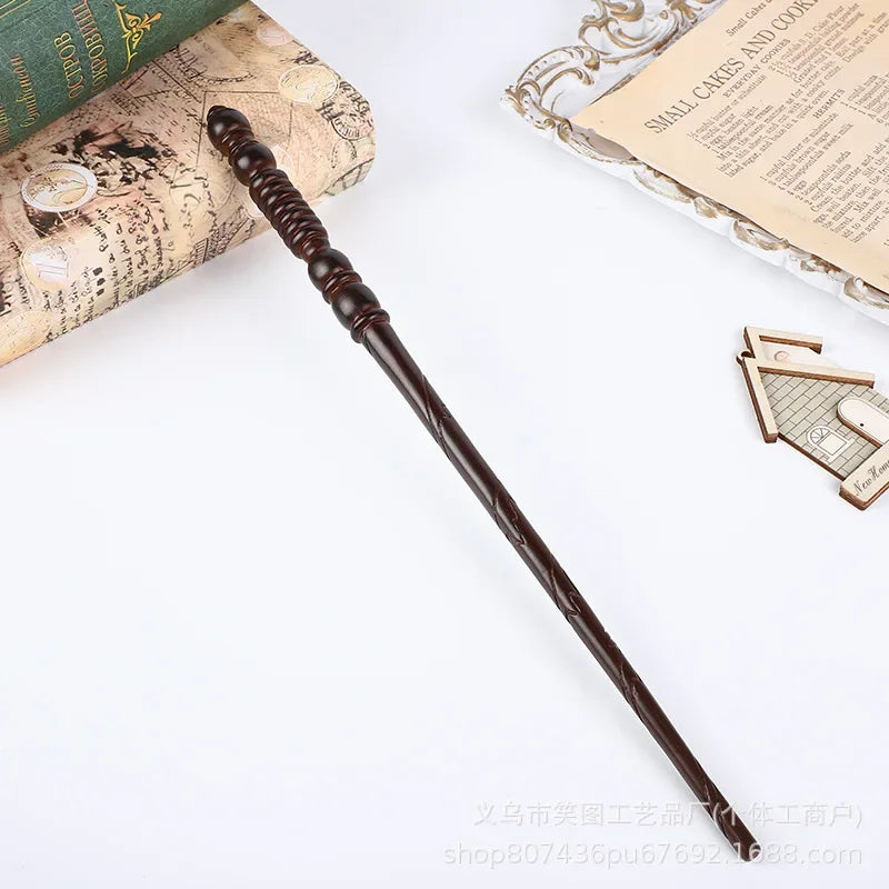 36 Styles Harry Magic Wand Resin Material Built in Steel Core Dumbledore Staff Cosplay Voldemort Props Christmas Gift Kid