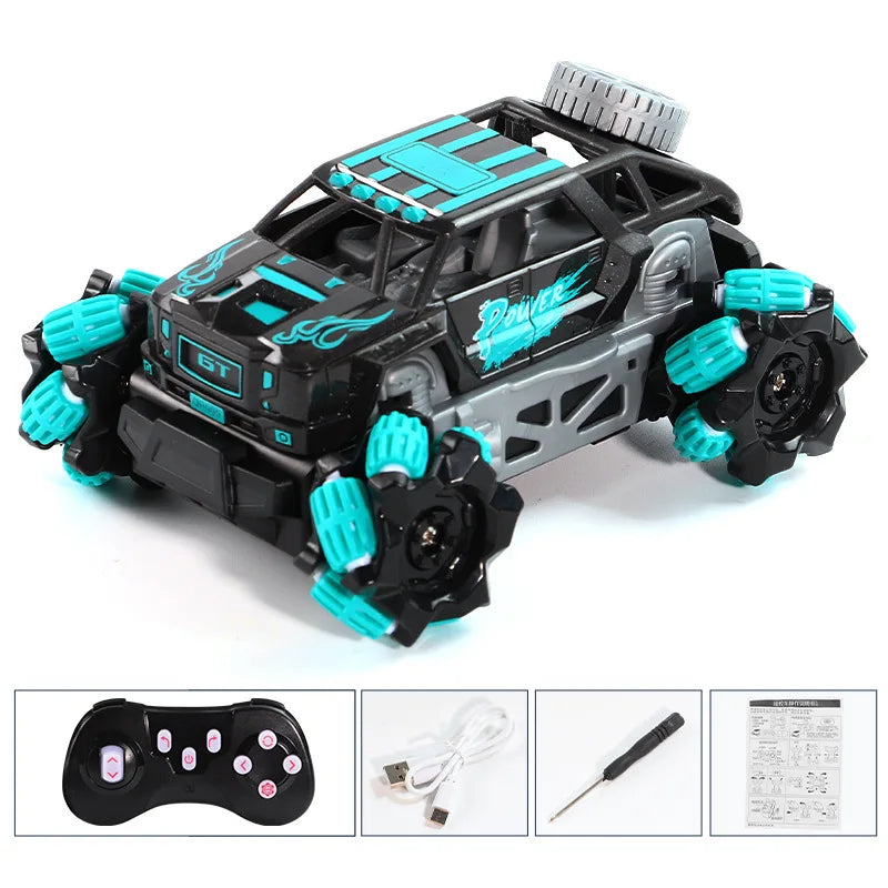 RC Car Mini Stunt Drift Car Gesture Sensing with Led Lights 2.4G Radio Remote Control Electric Toy Power Wheels Off Road Racing