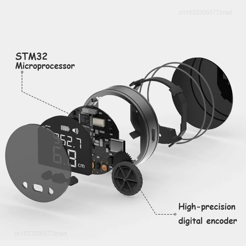 Xiaomi DUKA ATuMan Q Règle électrique Distance mètre ruban Écran LCD HD Règle Outil Ruban à mesurer Télémètre Télémètre numérique