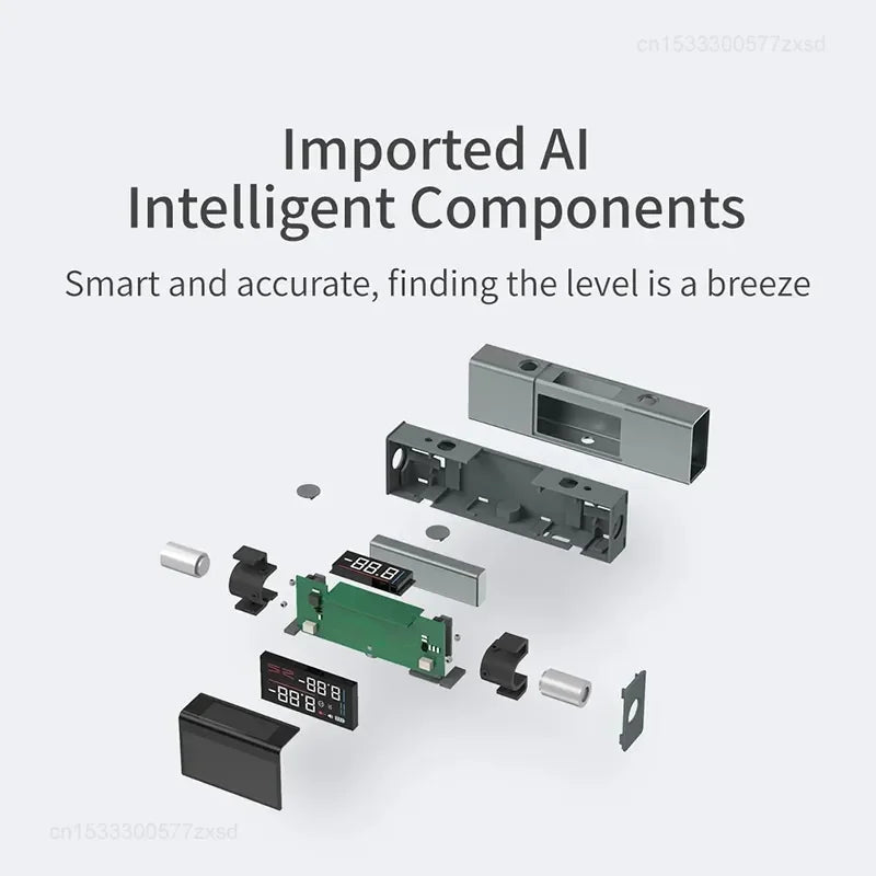 Xiaomi Duka Rapporteur laser Inclinomètre numérique Mesure d'angle 2 en 1 Niveau laser Règle Jauge Outils de construction Règle d'angle