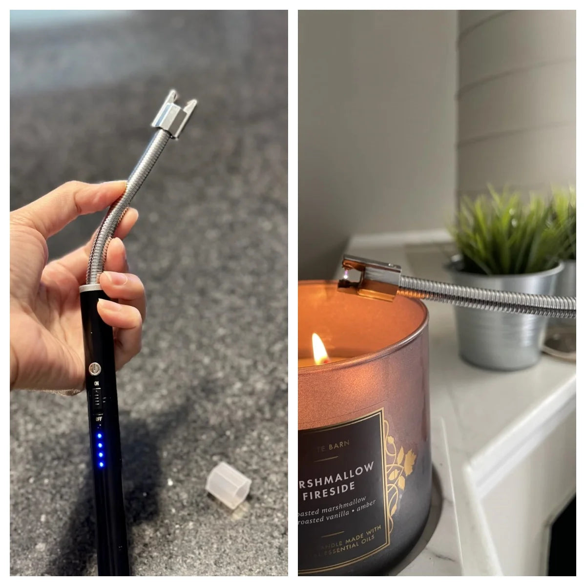 360° Outdoor Kitchen Lighter USB Rechargeable Portable Electronic Lighter Safety Lock Eco-friendly For Candles Gas Stoves