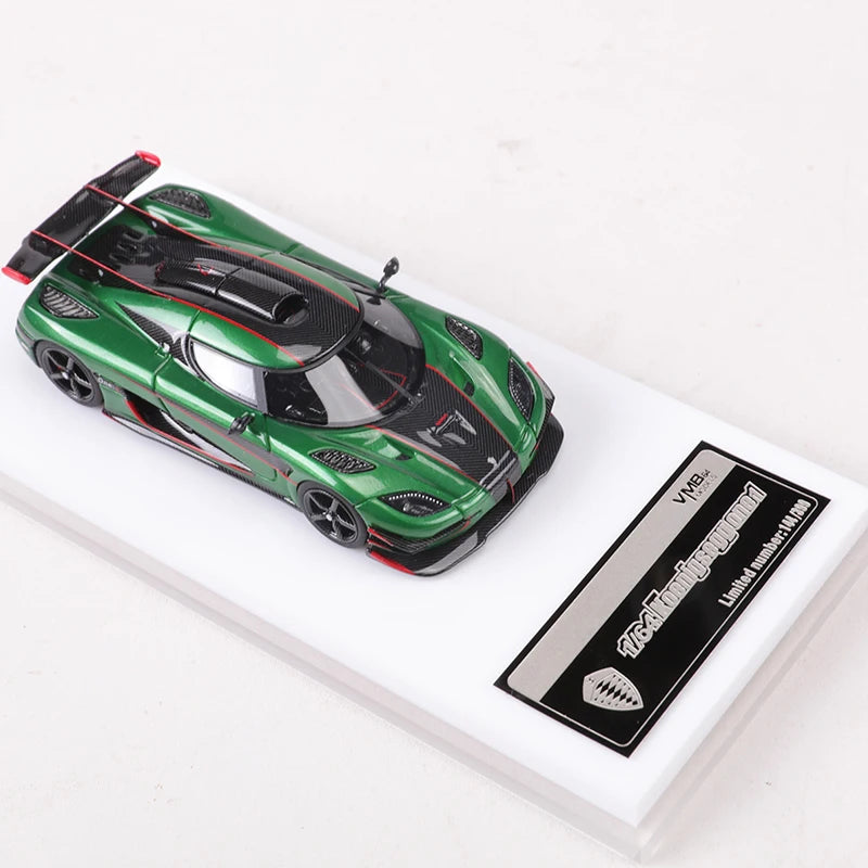 VMB 1:64 One 1 Blue/Silver Resin Model Car Limited Edition