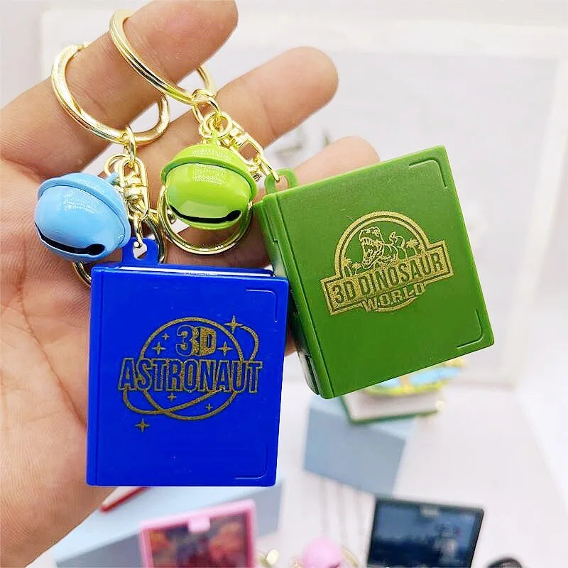 2024 3D Folding Bomb Explosion Book Novelty Mini Football Match Astronaut Keychain Children's Handheld Game Board Games Boy Gift