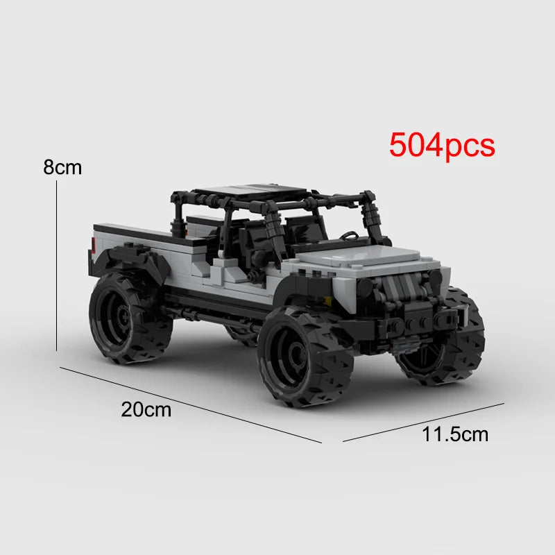 Toy MOC SUV Speed Champion City Car Racer Classic off-road Building Blocks Brick Racing Super Technique Creative Garage DIY Set