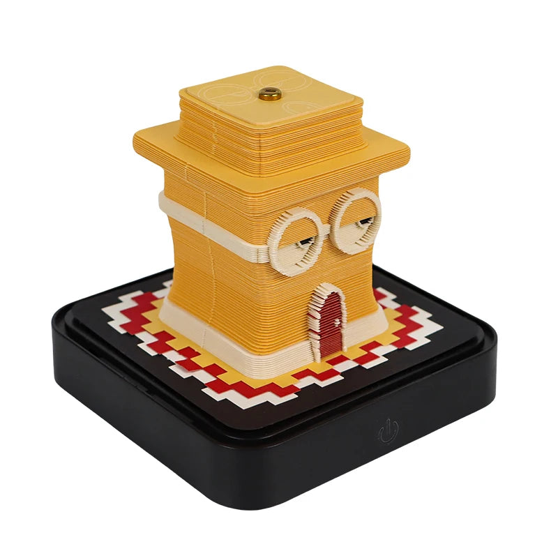 Omoshiroi Block 365 Date 3D Calender Halloween Special Building Design Party Gifts NotePad For Halloween Christmas Favor