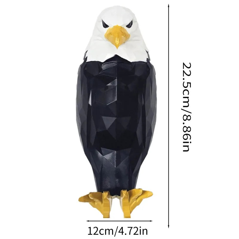Lámpara de pared navideña con forma de águila, moderna, creativa, 3D, con cuerpo de búho, iluminación de animales, proyector LED para fiestas, regalo
