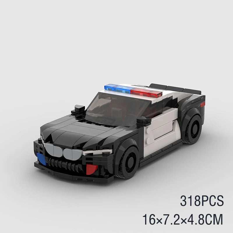 Racing Car City Speed Champions Sports Model Building Blocks DIY Bricks MOC Toy Classic Rally Super Racers Vehicle f1 technique