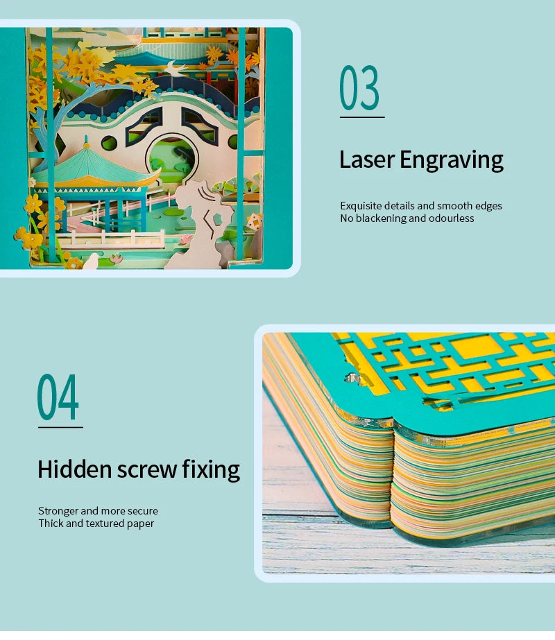 3d calendar 2025 memo pad 3d sticky pads crafting new Year's gift paper art 3d sculpture desk accessories small gifts for guests